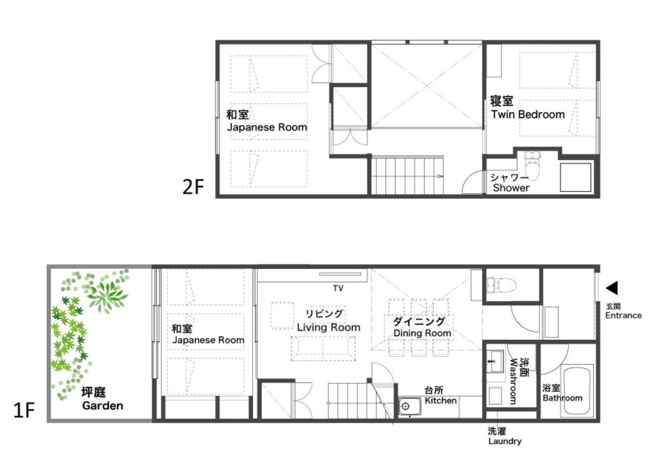Shimabara Kaiden Machiya House Villa Kyoto Exterior foto